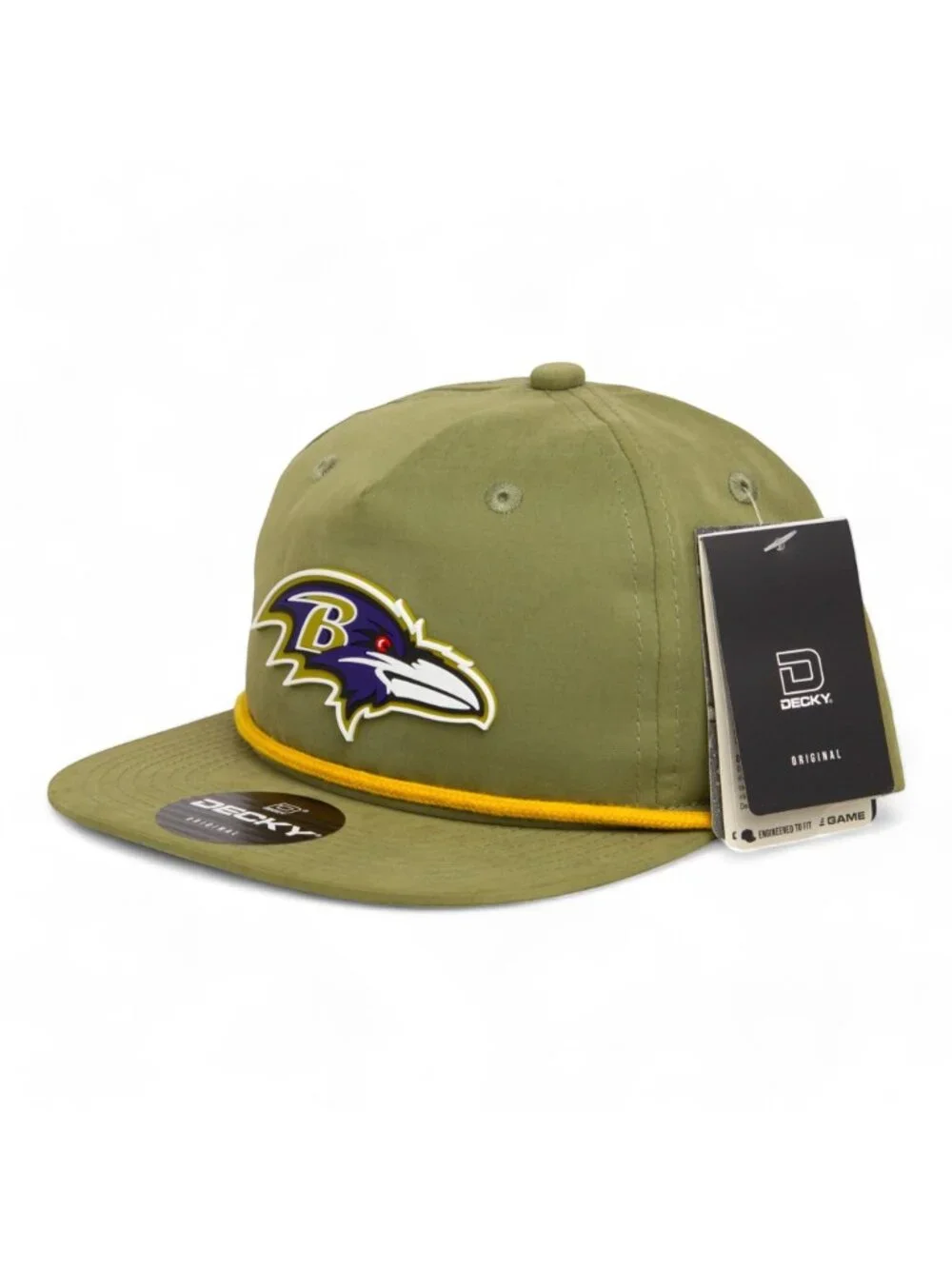 Baltimore Ravens 3D Classic Rope Hat- Loden/ Amber